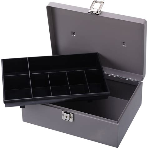 sparco all-steel locking cash box with tray|Sparco SPR15501 .